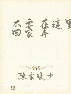 不要 在这里 回家 弄
