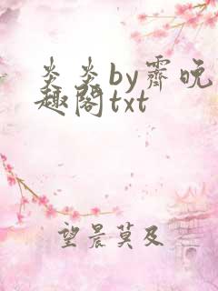 炎炎by霁晚笔趣阁txt