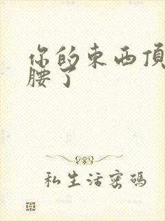 你的东西顶到我腰了