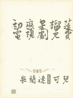 初恋是榴莲先生电视剧免费观看