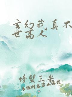 玄幻我真不是盖世高人