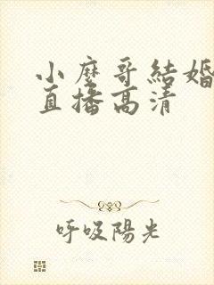 小么哥结婚视频直播高清