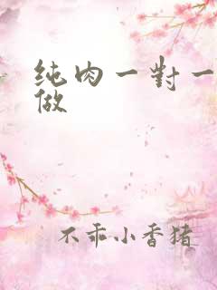 纯肉一对一到处做