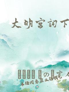大明宫词下载
