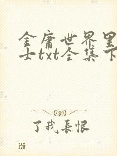 金庸世界里的道士txt全集下载