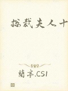 总裁夫人十八岁