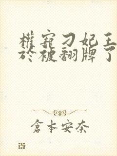 权宠刁妃王爷终于被翻牌了