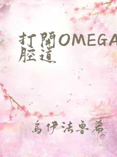 打开OMEGA腔道