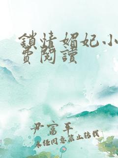 锁情媚妃小说免费阅读