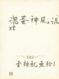 混蛋神风流史txt