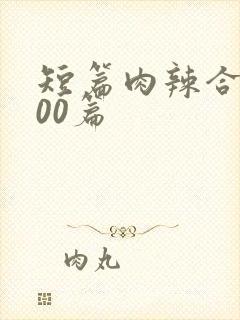 短篇肉辣合集500篇