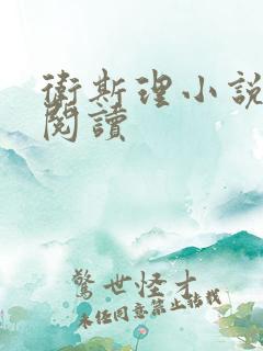 卫斯理小说在线阅读