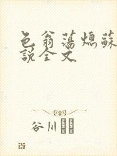 色翁荡熄苏钥小说全文