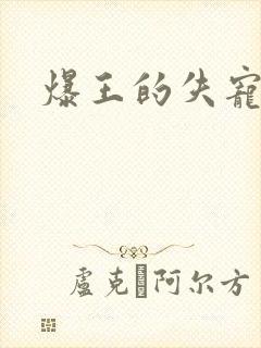 爆王的失宠弃妃