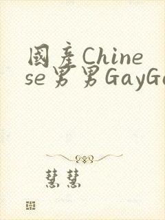 国产Chinese男男GayGayAPP