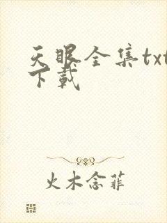 天眼全集txt下载