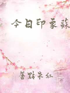 今日印象苏梦