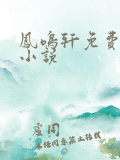 凤鸣轩免费言情小说