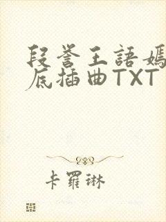 段誉王语嫣在井底插曲TXT