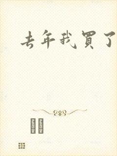 去年我买了个表