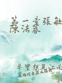 第一章张敏陈红陈法蓉