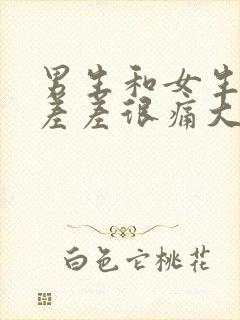 男生和女生一起差差很痛大全免费下载