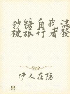 砂糖自我满足时被旅行者发现小说