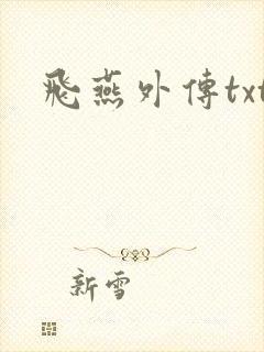 飞燕外传txt