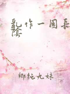 乱作一团长日光阴