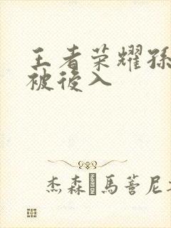 王者荣耀孙尚香被后入