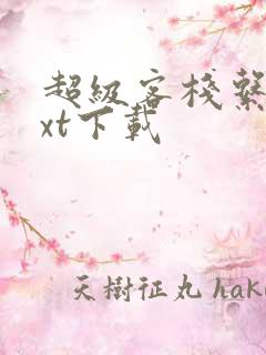 超级客栈系统txt下载