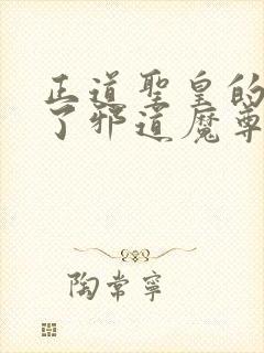 正道圣皇的我娶了邪道魔尊 小说