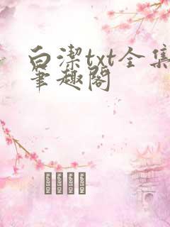白洁txt全集笔趣阁