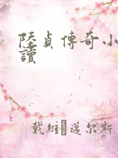 陆贞传奇小说阅读