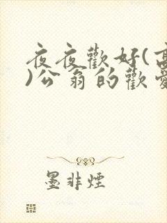 夜夜欢好(高h)公翁的欢爱