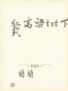 红高粱txt下载