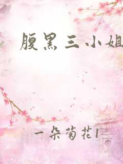 腹黑三小姐