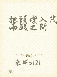 把头埋入茂密的两腿之间