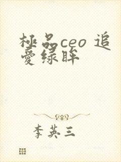 极品ceo 追爱绿眸