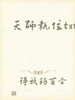 天师执位txt