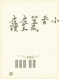 夜夜笙香小说阅读王成