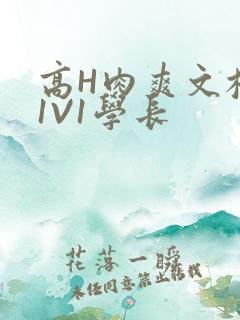 高H肉爽文校园1V1学长
