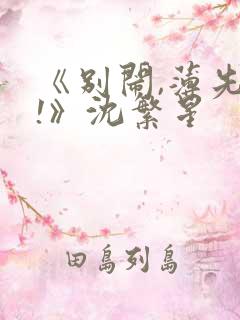 《别闹,薄先生!》沈繁星