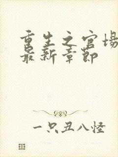 重生之官场风流最新章节