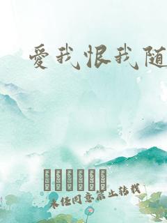 爱我恨我随便你