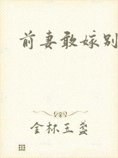 前妻敢嫁别人