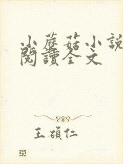 小蘑菇小说免费阅读全文