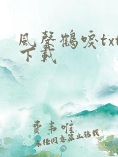 风声鹤唳txt下载