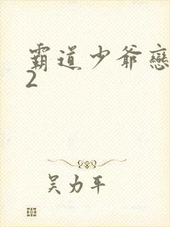 霸道少爷恋上我2