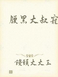 腹黑大叔宠小妻